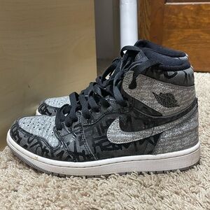 Nike Air Jordan 1 High “Rebellionare” Black and Grey Mens size 6